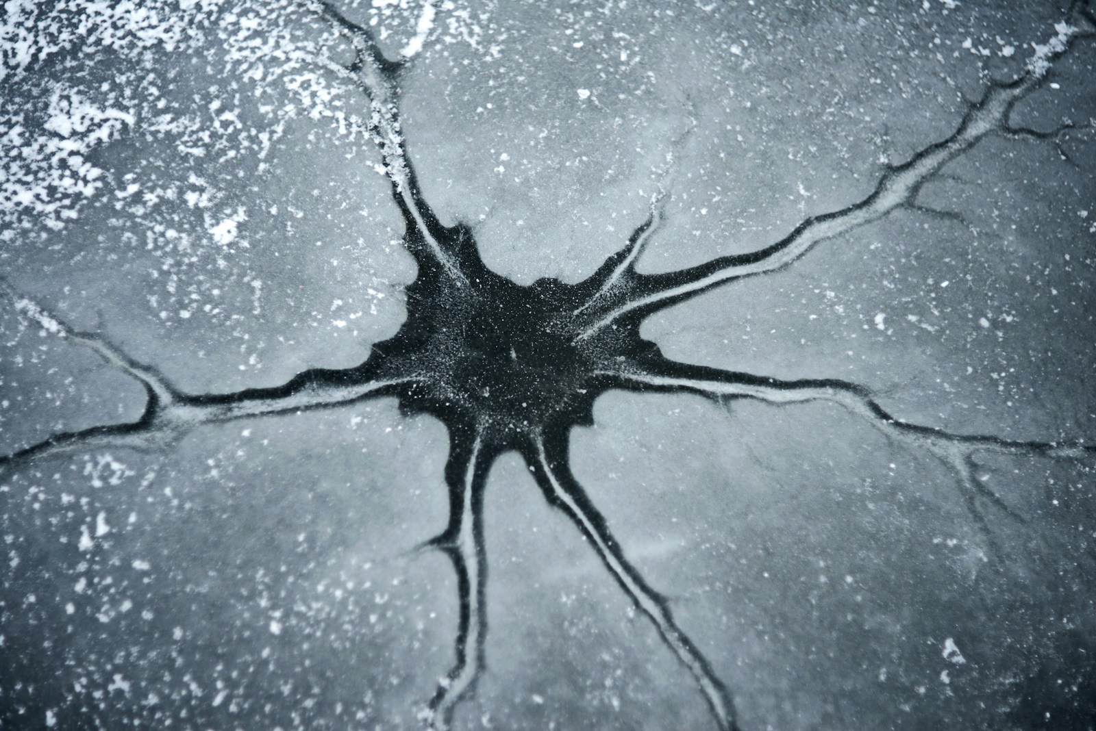 A black and white photo of a cell phone